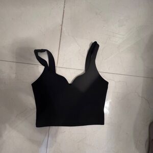 Express Black Crop Top